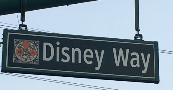 Disney Way street sign